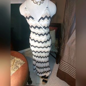 Woven crochet maxi